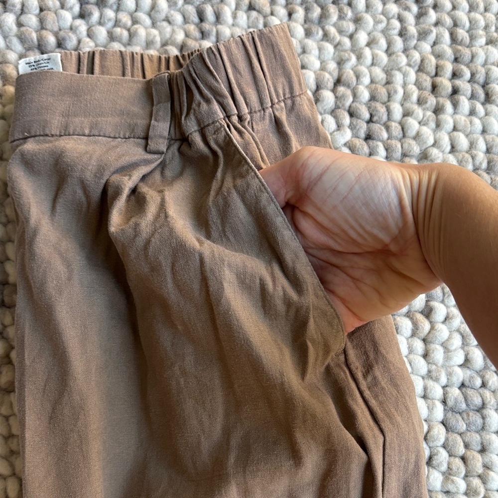 Women's Brown Wide-Leg Pants - Picture 8 of 8